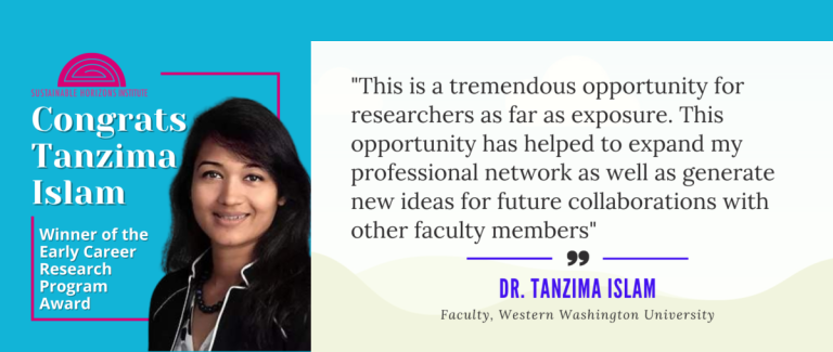 Dr. Tanzima Islam - Winner of the DOE Early Career AwardCongratulations to our very own SRP-HPC awardee Tanzima Islam who has just won the DOE Early Career Award! We are so thankful to have Dr. Islam as part of our program. Well done, Tanzima - we are so proud of you!